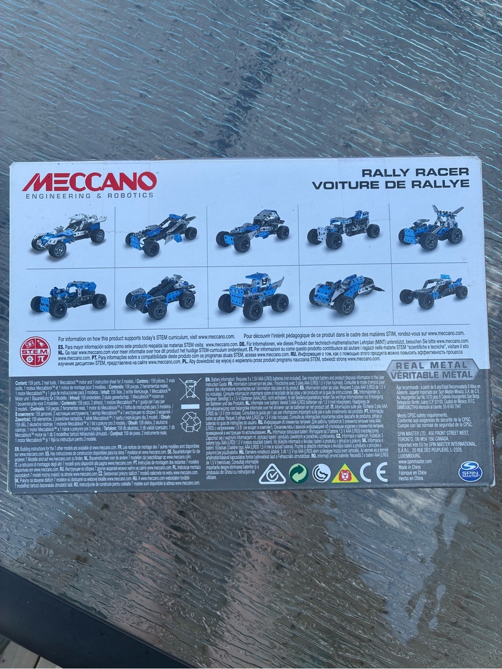 NIB Meccano 10-in-1 Motorized Rally Racer Building Kit Model 18203 - Picture 6 of 9